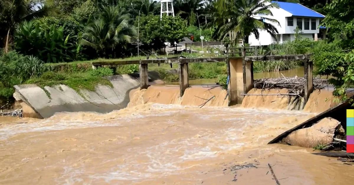 ‘กระบี่’ เตือนปชช. เฝ้าระวังอันตรายจากฝนตกหนัก