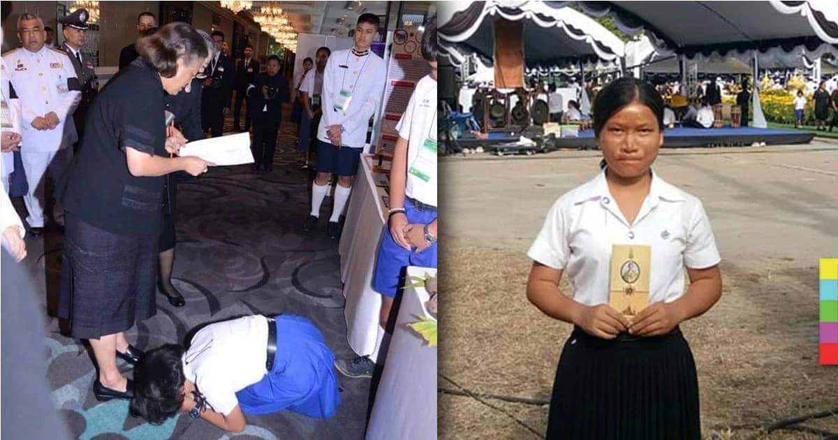 นักเรียนหญิงโดนน้ำมันตะเกียงลวกหน้า ได้รับทุนพระราชทานฯ หลังสอบติด ตามคำสัญญา