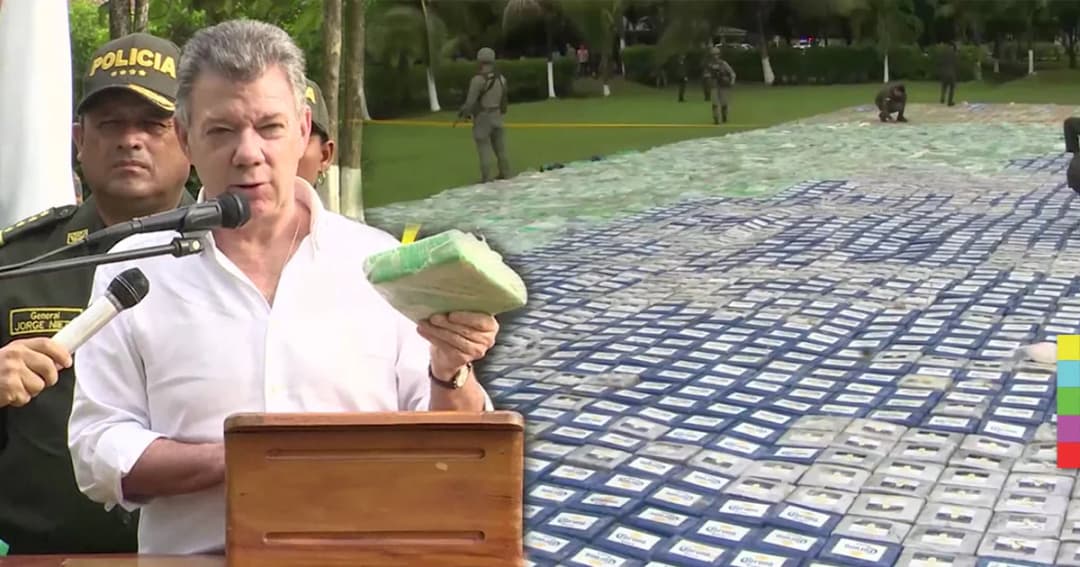 ยึดโคเคนครั้งประวัติศาสตร์ ! 12 ตัน ซุกสวนกล้วยในโคลอมเบีย