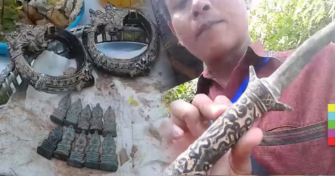 สุดเหลือเชื่อ ! สาวใหญ่อ้างพญานาคเข้าฝัน ได้ฤกษ์ขุดพบวัตถุโบราณเพียบ