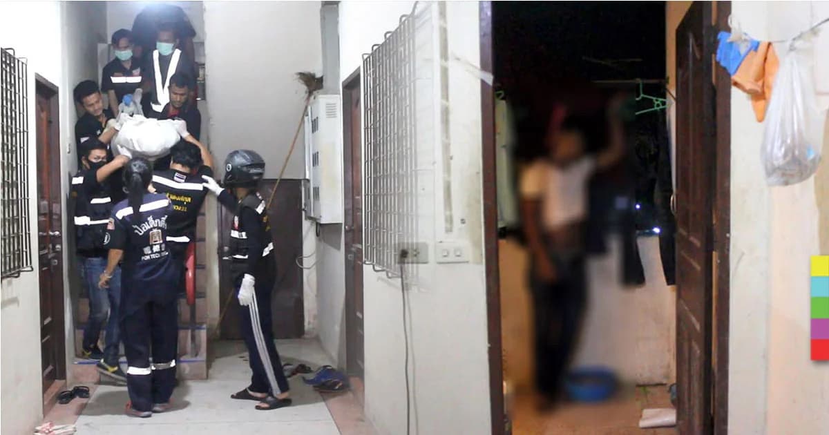 หนุ่มเมียนมา ผูกคอตัวเองดับ คาระเบียงห้องพัก คาด เครียดปัญหาหนี้สิน