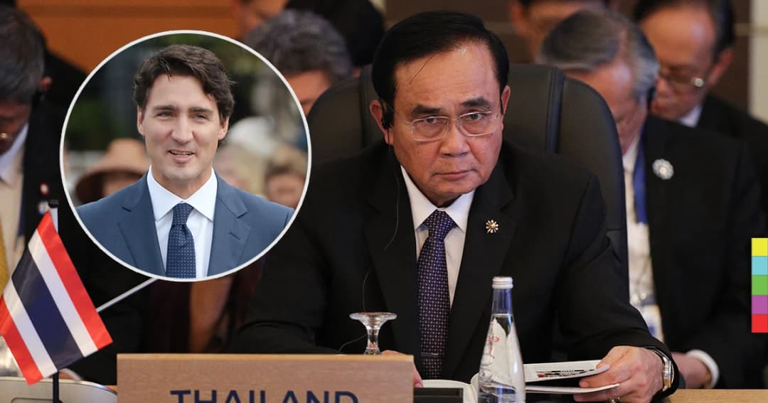 ประชุมอาเซียน บิ๊กตู่กล่าวถ้อยแถลงฯ พบกับทรูโดผู้นำแคนาดา ชื่นมื่น ชวนเที่ยวไทย