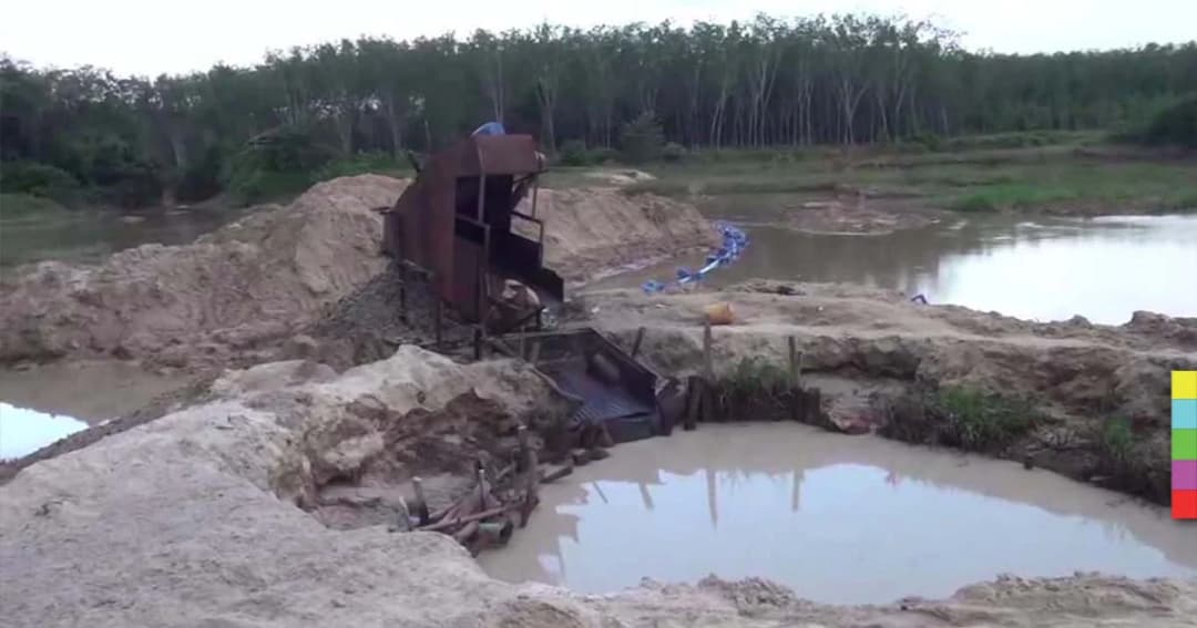 ตร.ดำเนินคดีโรงงานดูดทรายพัทลุง หลังทำให้ลำคลองเสียหาย
