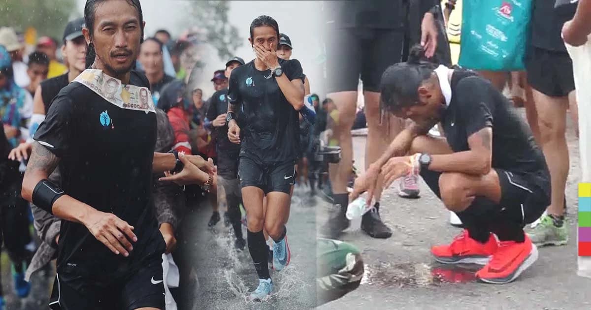 ทีมงานแจง ! “ตูน” กล้ามเนื้อเท้าเจ็บหนัก แพทย์สั่งหยุดพักชุมพร 2 วัน