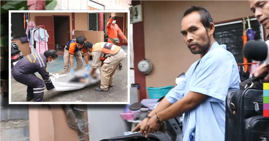 รวบเเล้ว ! หนุ่มใหญ่ป่วยเป็นมะเร็ง ฆ่าภรรยาสาว หมกห้องเช่า