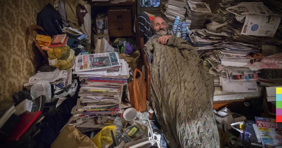 ชายฝรั่งเศสผู้มีชีวิตแสนสุขท่ามกลางกองขยะ