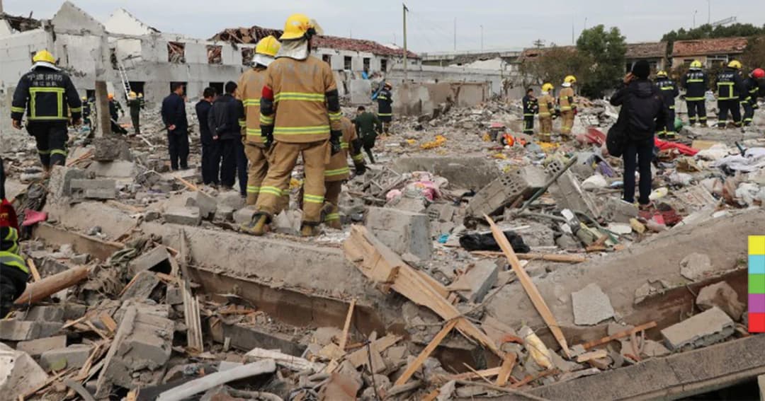 จีน เกิดเหตุระเบิดรุนแรง ! อาคารพังถล่ม คาด เสียชีวิต 2 ราย บาดเจ็บจำนวนมาก