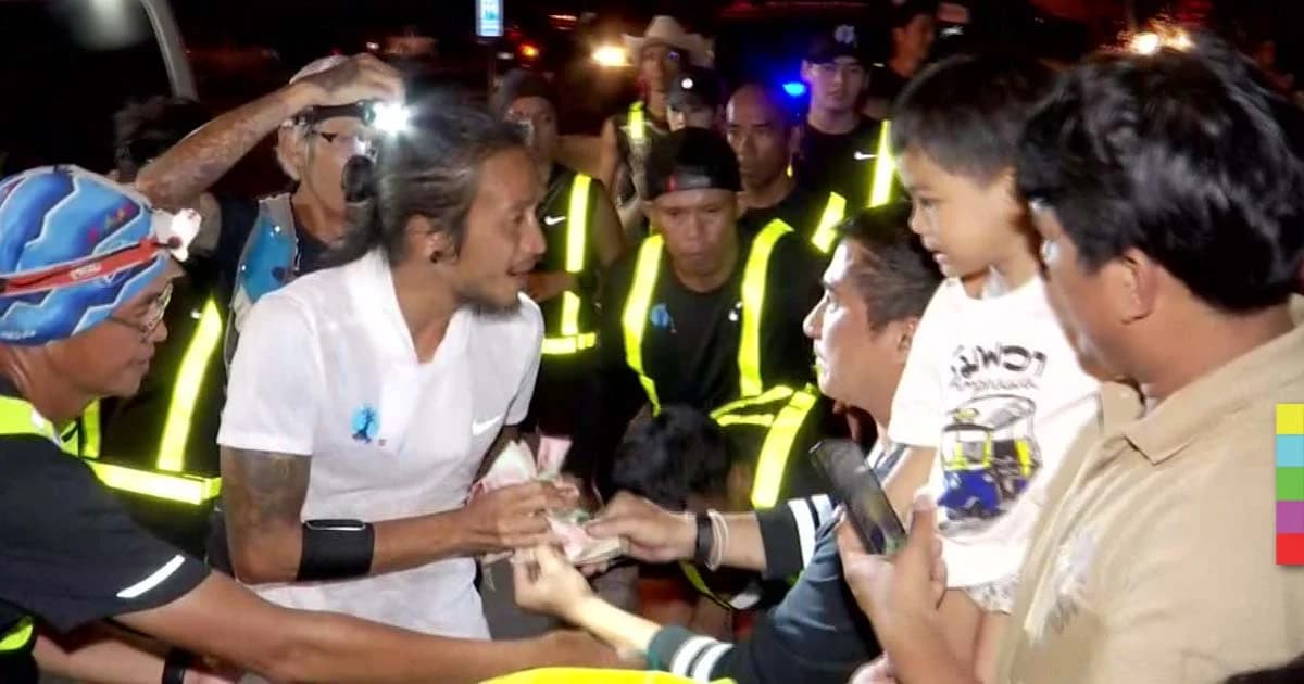 “ตูน” วิ่ง 26 วัน ยอดบริจาค “ก้าวคนละก้าว” กว่า 340 ล้านบาทแล้ว