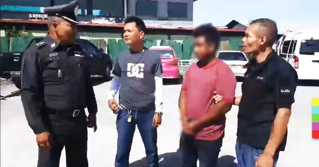 ทำแผน หนุ่มวัย 19 ปี ใช้มีดแทงคู่อริดับ 2 ศพ คาร้านอาหาร ย่านบางบัวทอง