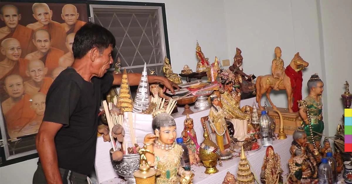 โจรตาถั่ว ! ย่องเบาขึ้นบ้านไม่เห็นเงินในห้องพระ เจ้าของเชื่อถูกบังตา