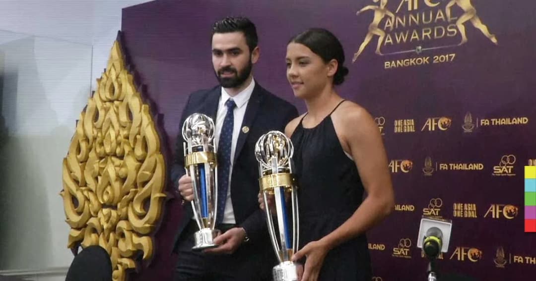 “โอมาร์ – ซาแมนธา” คว้านักเตะยอดเยี่ยม 2017 “จิรวัฒน์” ชวดฟุตซอลยอดเยี่่ยม