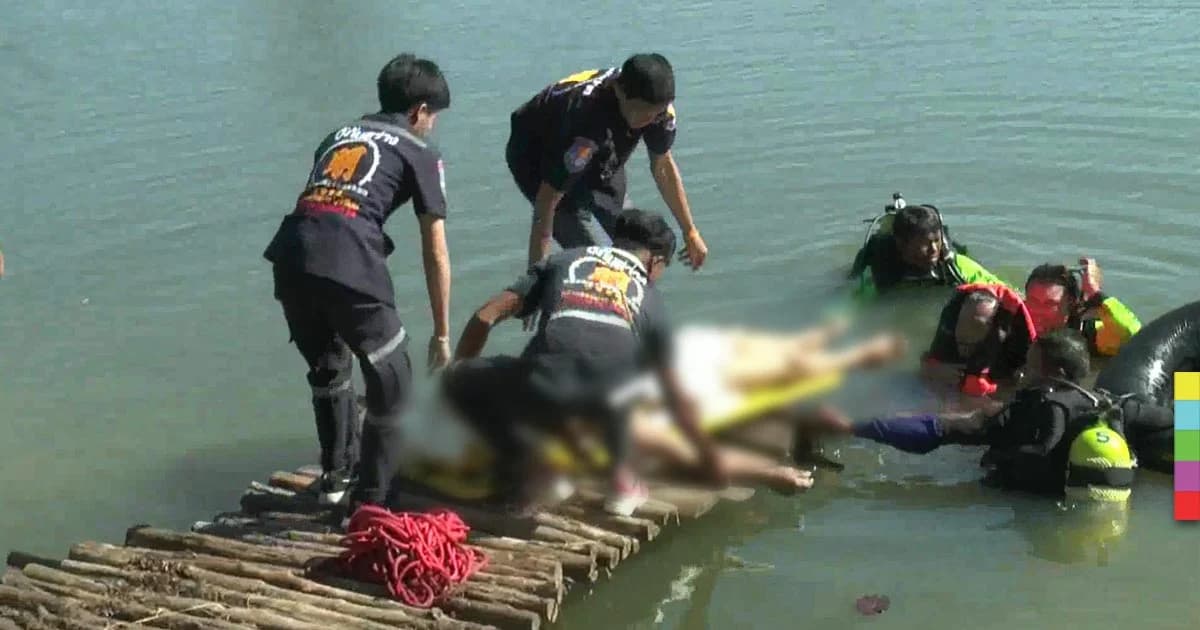 แก๊งหนุ่มใหญ่เมาคึก ลงว่ายน้ำท่ามกลางอากาศเย็น เป็นตะคริวจมน้ำดับต่อหน้าเพื่อน