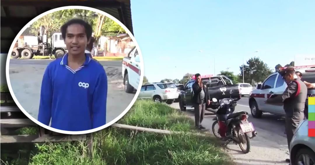 หนุ่มโรงงานสุดดีใจ ! จยย.หายเเล้วได้คืน หลังคนร้ายจอดทิ้งไว้ ข้างศาลาพักผู้โดยสาร