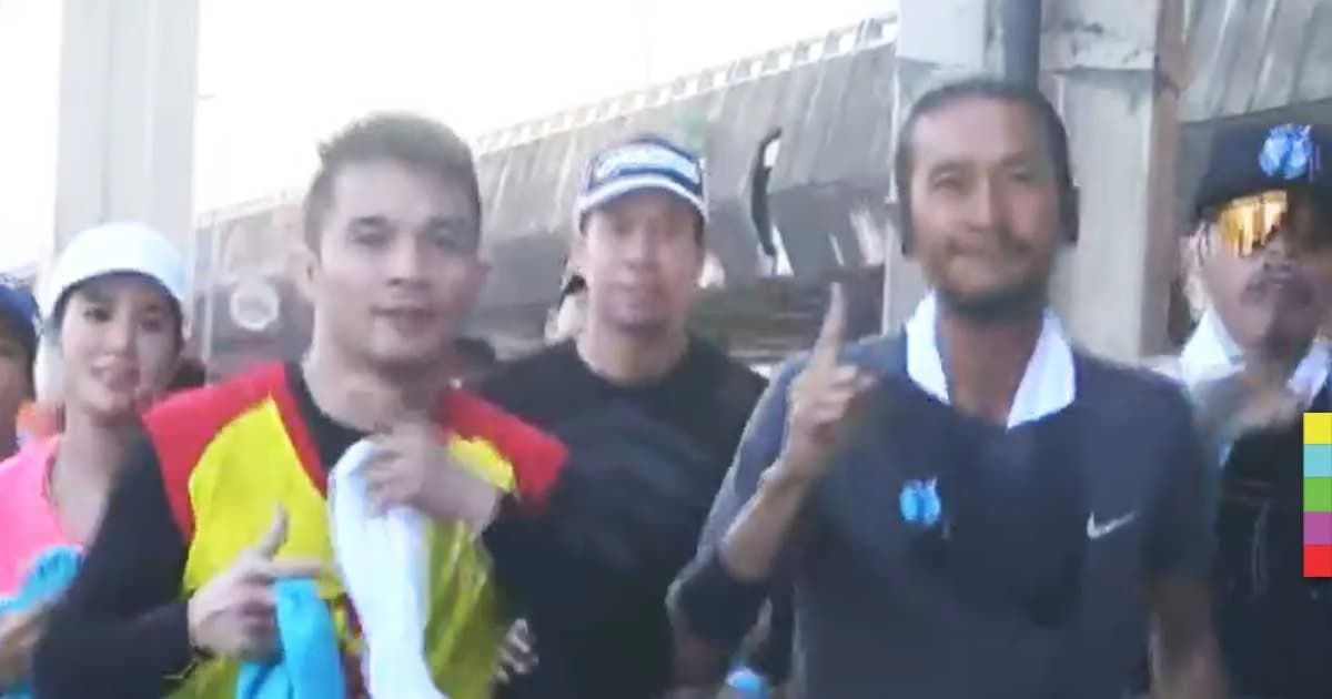 “เจ้าแหลม” ร่วมก้าวคนละก้าวกับ “ตูน บอดี้สแลม” พร้อมสมทบ 1 หมื่น