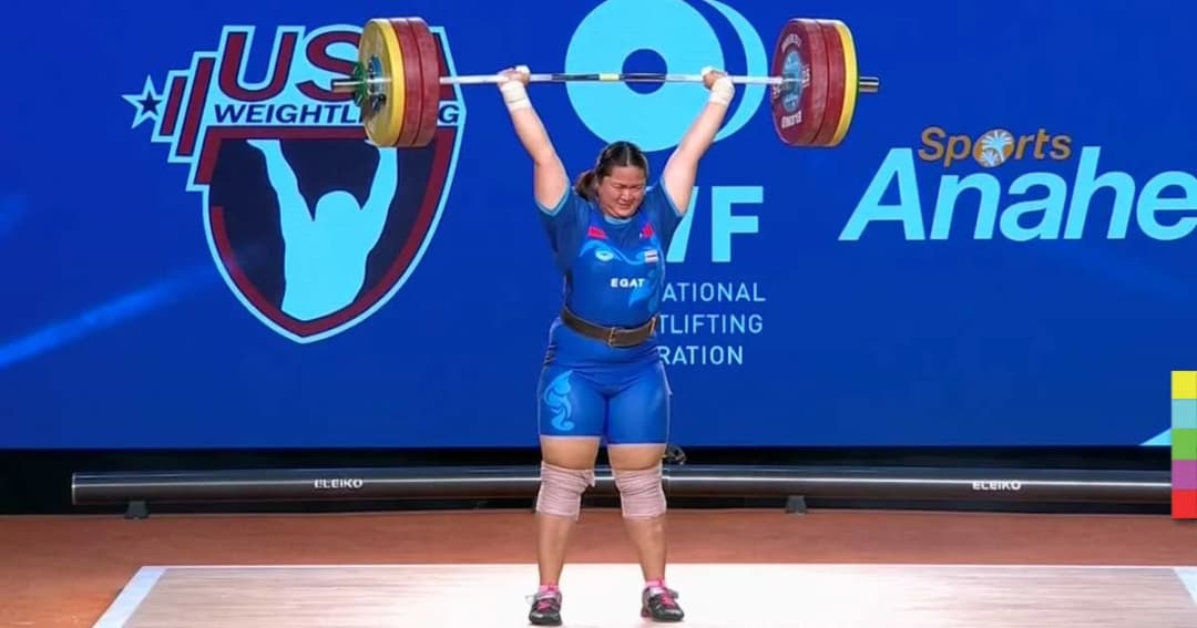 “ส้ม ดวงอักษร” คว้าทองแดงปิดท้าย ไทยเหรียญรวมอันดับ 1 ยกน้ำหนักโลก