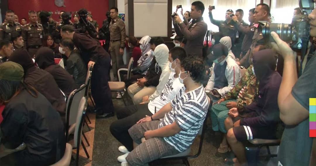 ตร.ทลายแก๊งคอลเซ็นเตอร์ 21 ราย ทั้งไทย-ต่างชาติ ของกลาง 120 ล้าน