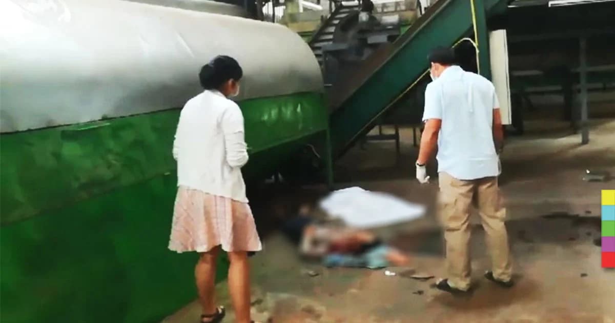 หนุ่มเมียนมา พลัดตกหลังคาโกดังสูงกว่า 10 เมตร ดับอนาถ