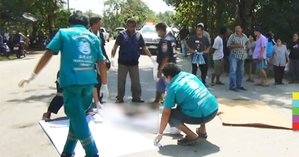 วัยรุ่นอายุ 16 ปี ขี่ จยย. ถูกรถบรรทุกชน ก่อนเหยียบศีรษะซ้ำ ดับคาที่