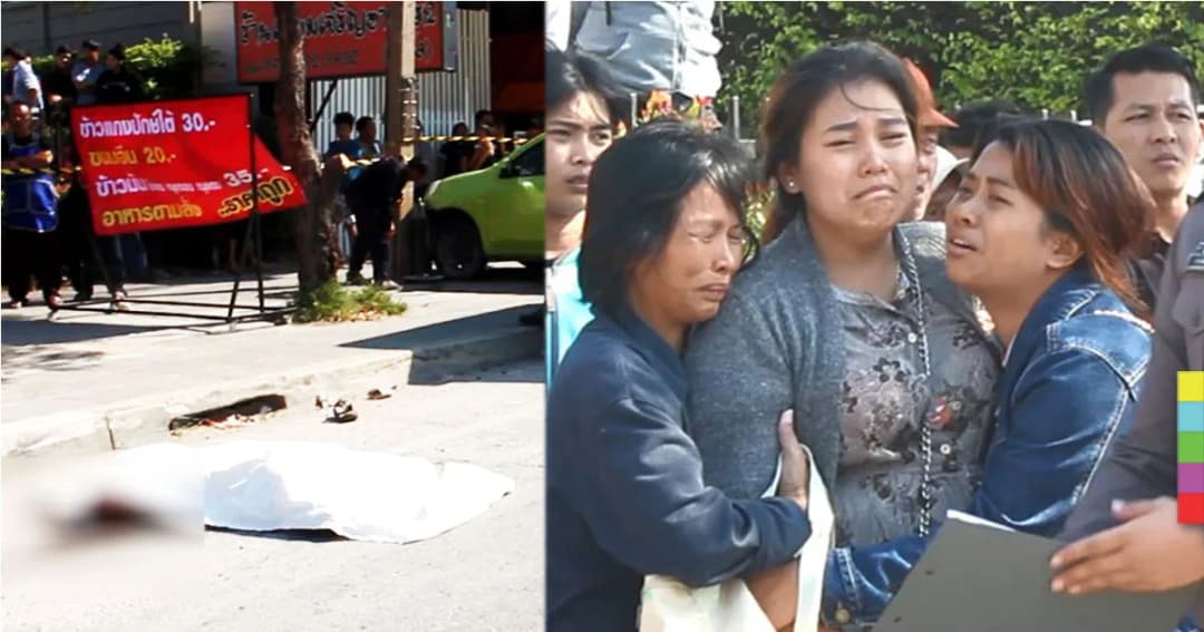 รถกระบะชน จยย. ! 2 สามีภรรยาเสียชีวิต หลานวัย 2 ขวบบาดเจ็บ