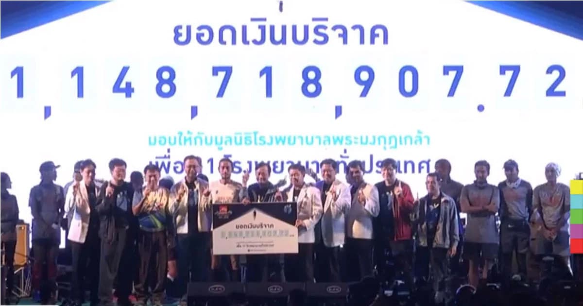 ตูนวิ่งถึงแม่สาย ! ท่ามกลางประชาชนชาวไทยและเมียนมา ให้กำลังใจนับหมื่นคน