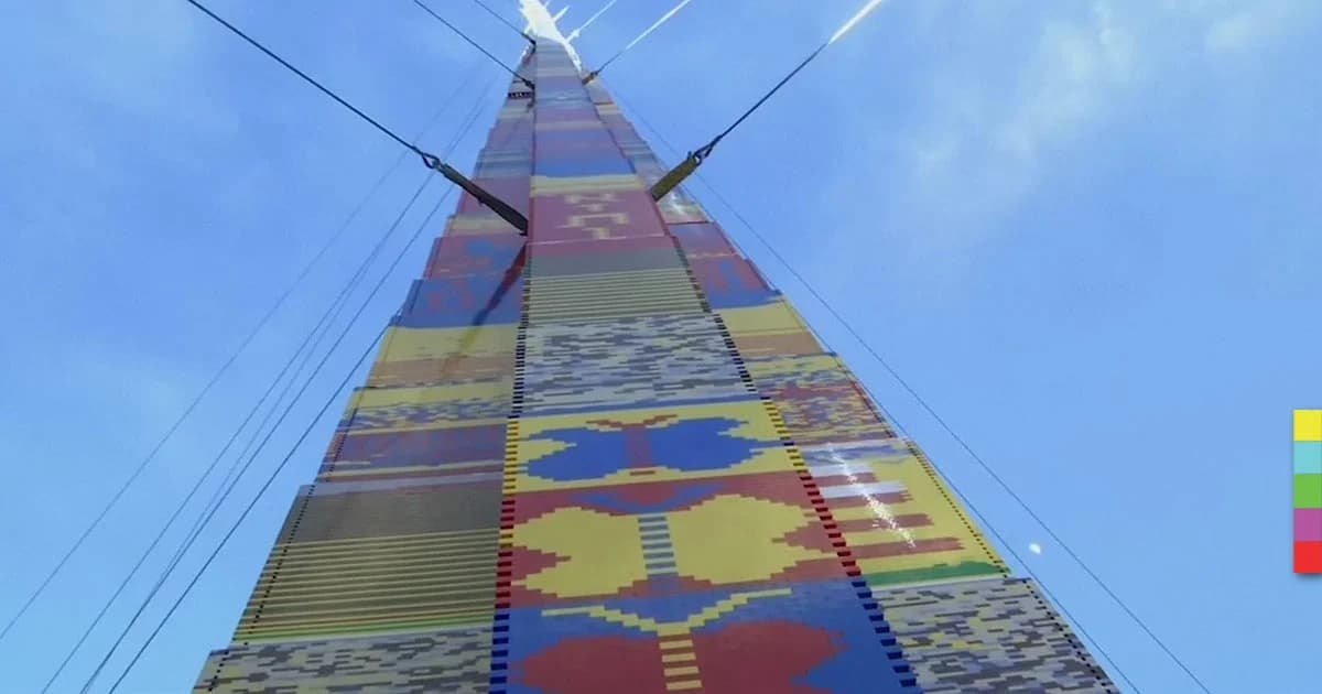 หอคอยเลโก้สูงที่สุดในโลก ที่ประเทศอิสราเอล