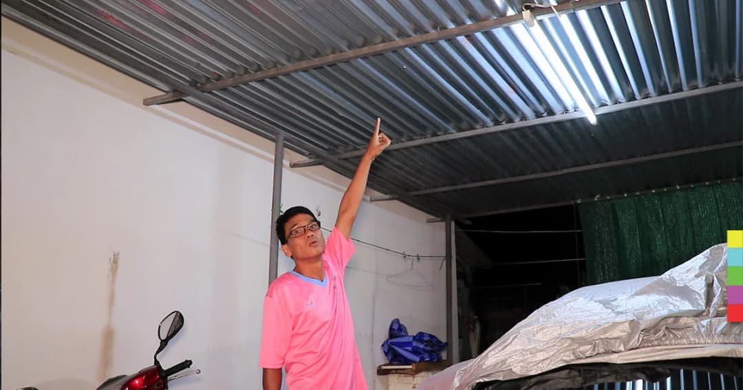 ‘กระสุน’ ตกทะลุหลังคาบ้าน คาดวัยรุ่นยิงฉลองปีใหม่