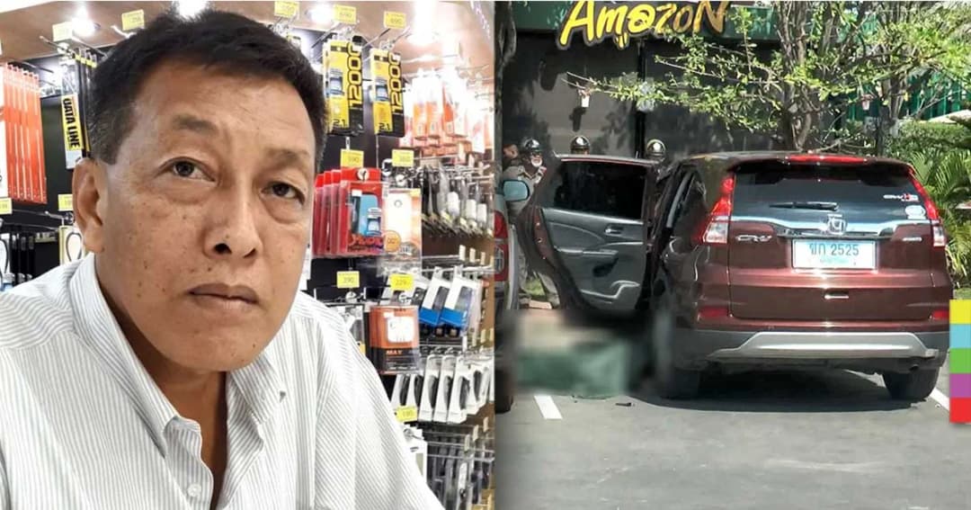 ผู้รับเหมาฯ กระหน่ำยิงสาวดับคาปั๊ม ก่อนยิงขมับตัวเอง คาดปมรักสามเส้า