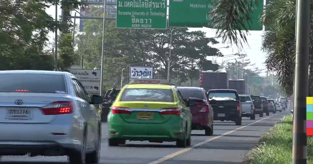 เร่งระบายรถ ! ถ.บายพาส โคราช เริ่มแน่น เตรียมเปิดช่องทางเพิ่ม