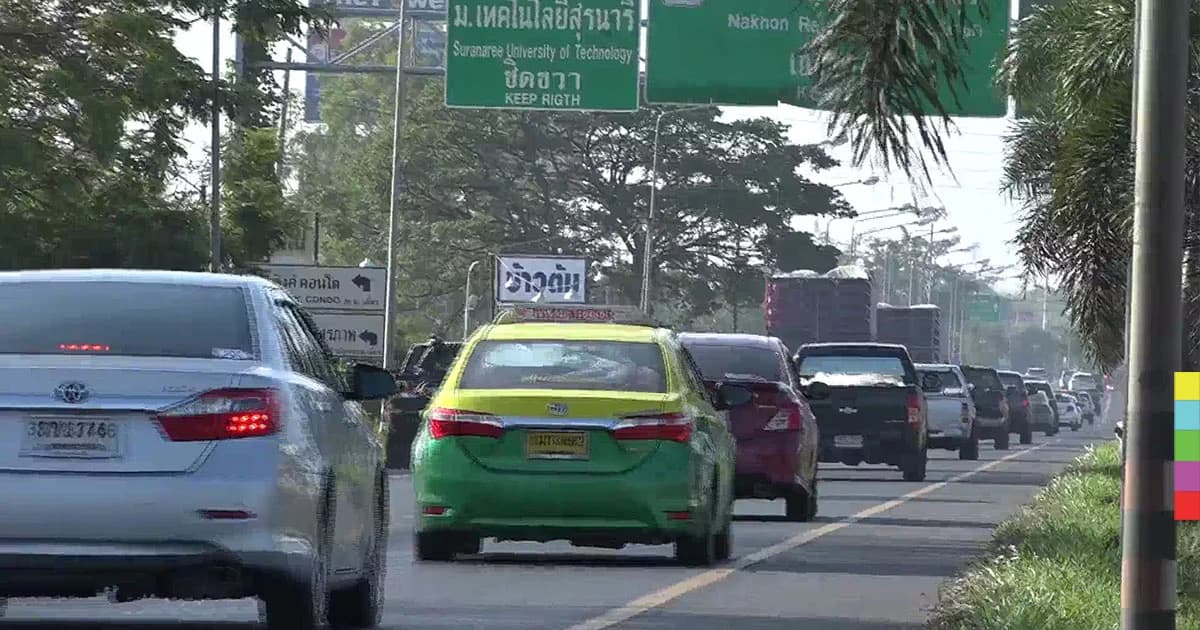 เร่งระบายรถ ! ถ.บายพาส โคราช เริ่มแน่น เตรียมเปิดช่องทางเพิ่ม