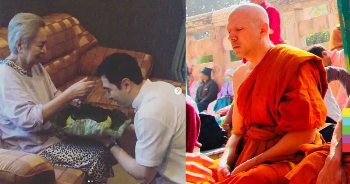 ‘แซม ยุรนันท์’ บวชแล้ว ที่ประเทศอินเดีย