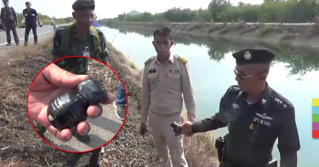 พบ ‘ระเบิดสังหาร’ ถูกทิ้งไว้ริมคลองราชบุรี