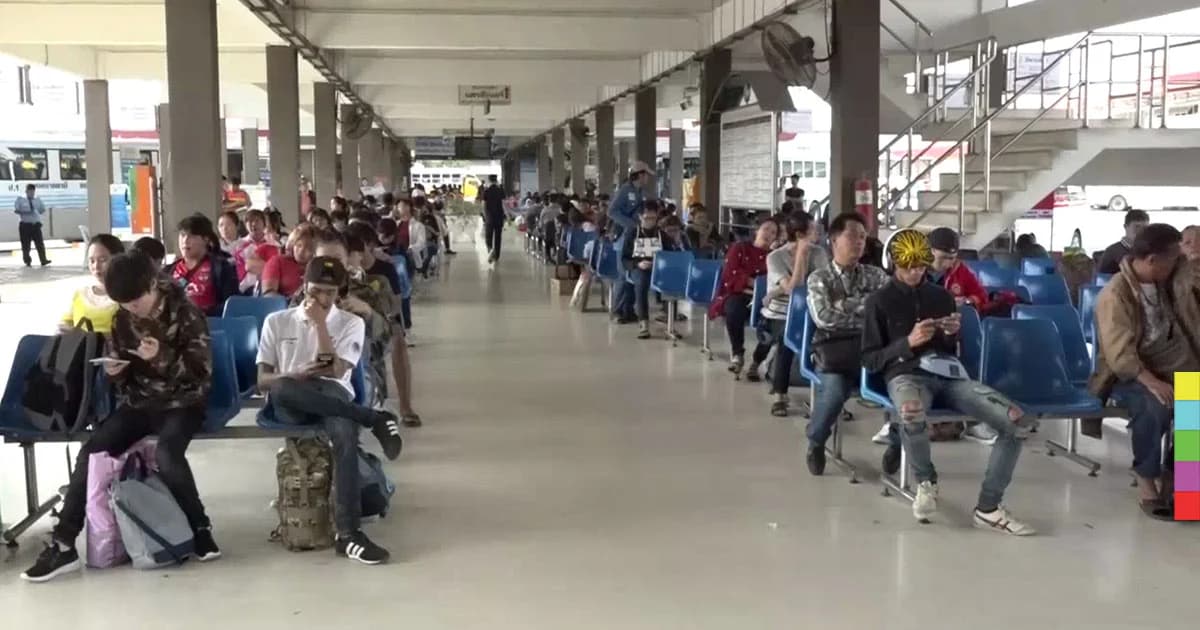 บขส.ขอนแก่นแน่น ! ถ.มิตรภาพเริ่มคล่องตัว