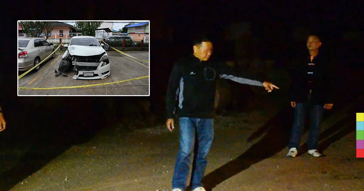 คุมตัว ‘ผช.ผู้ใหญ่บ้าน’ ยิงหนุ่มรับเหมาดับ หลังขับรถผ่านด่าน