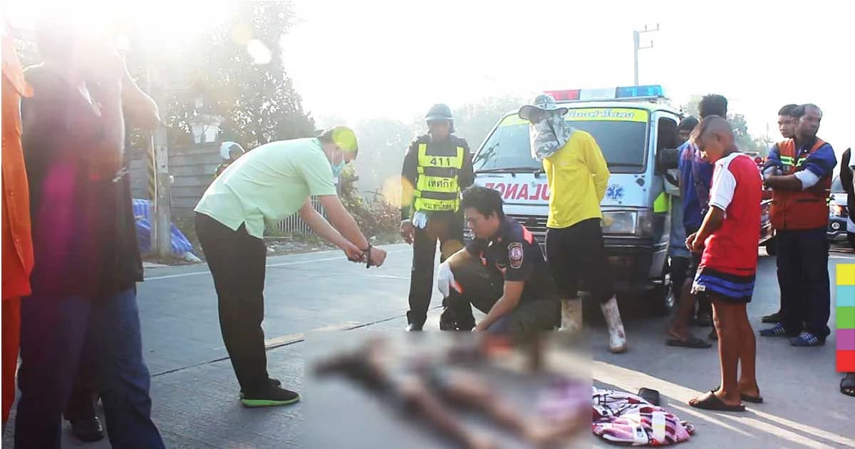 พี่ชายวัย 17 ปี ขี่ จยย.พลิกคว่ำเสียชีวิต หลังไปส่งน้องที่โรงเรียน