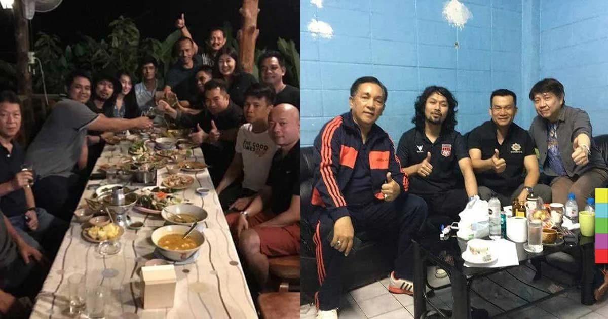 ‘เสก โลโซ’ ปาร์ตี้สังสรรค์กับ ‘ผกก.-ตร.’ นครศรีฯ หลังได้ประกันตัว