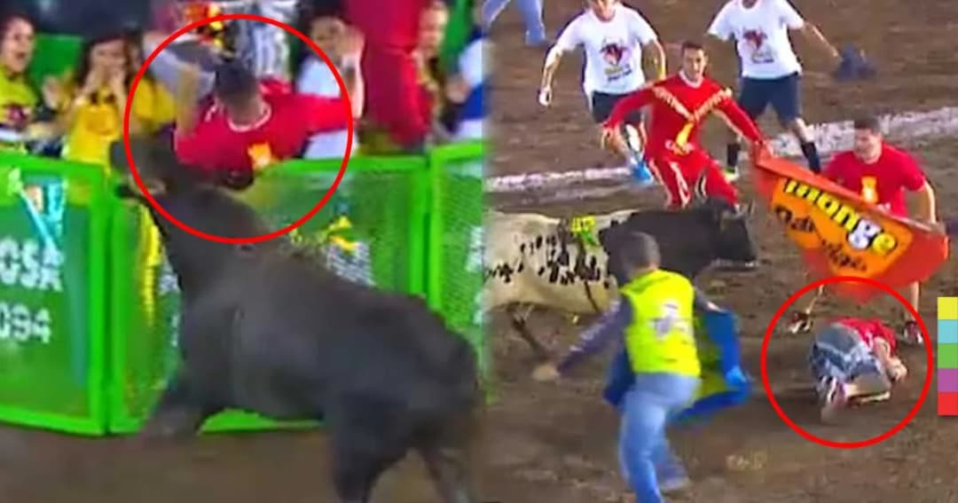 อ่วม ! หนุ่มลาตินถูกกระทิงขวิดตัวลอย ถึงสองครั้งสองครา