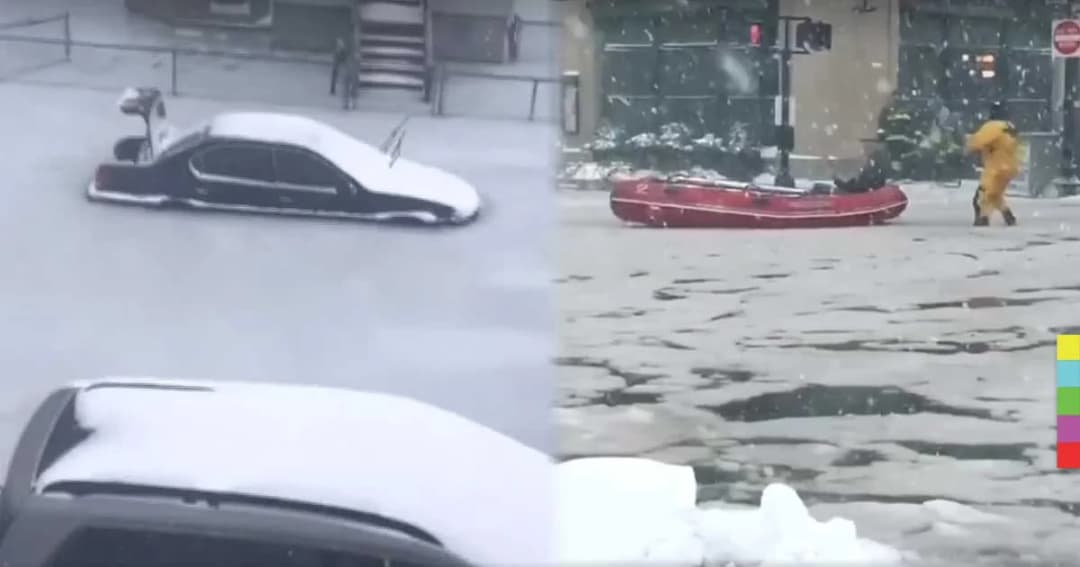 “บอสตัน” เผชิญน้ำแข็งท่วมขังไปทั้งเมือง จากอิทธิพลบอมบ์ไซโคลน