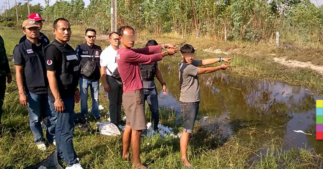  รวบ 2 หนุ่มขับรถคว่ำ ก่อนทิ้งรถ-ยาบ้านับแสนเม็ดหลบหนี