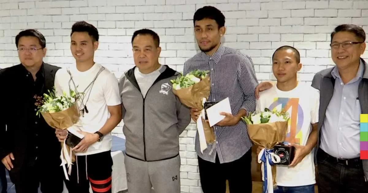 “บิ๊กอ๊อด” จัดเลี้ยงส่ง 3 แข้งช้างศึก ก่อนไปญี่ปุ่น