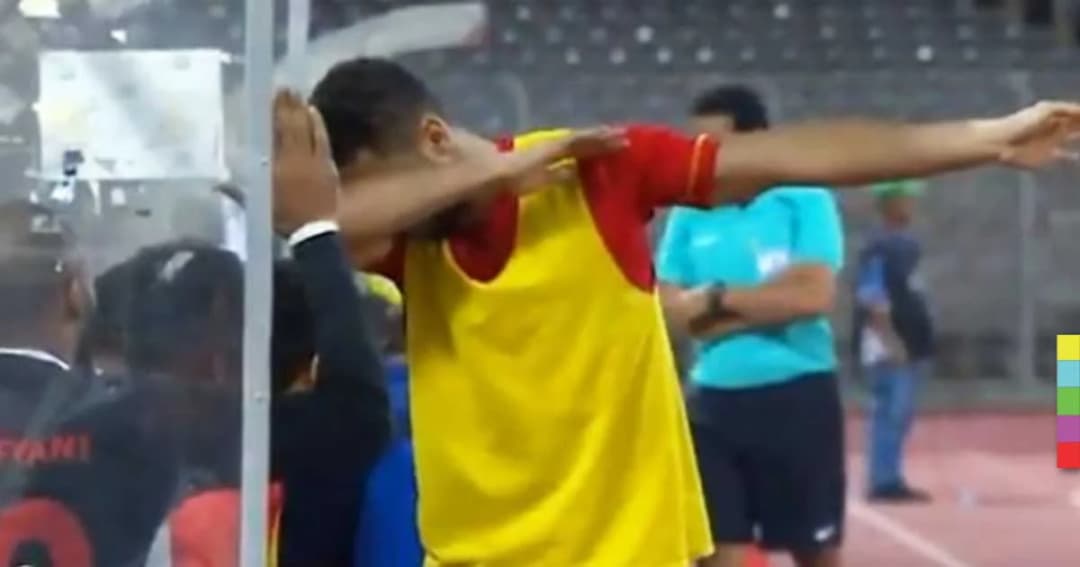 ส่อคุก ! นักเตะซาอุฯ ทำท่า “แด๊บ” ระหว่างแข่งขัน