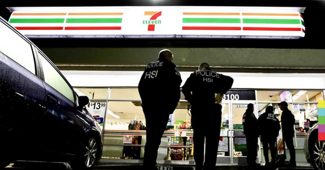 สหรัฐฯ บุก “เซเว่น อีเลฟเว่น” กวาดล้างแรงงานเถื่อน