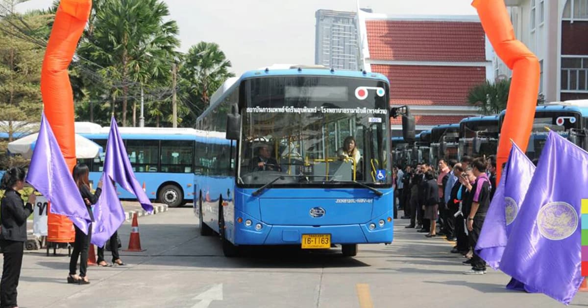 เปิดตัวรถเมล์มาตรฐานใหม่ นำร่อง 2 เส้นทาง พร้อมเทคโนโลยีทันสมัย
