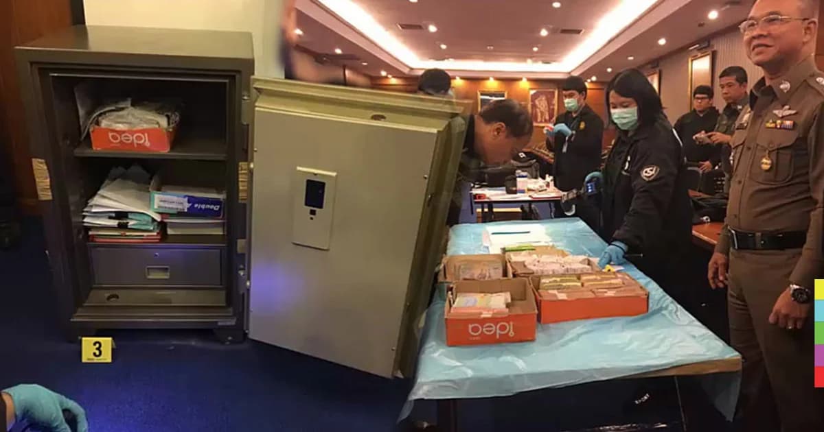 เปิดตู้เซฟ วิคตอเรียฯ พบเอกสาร-เงินสดหลายแสนบาท