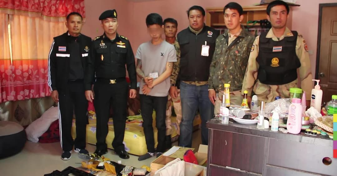 บุกจับหนุ่มลอบขนยา ยึดยาบ้า 3.6 หมื่น ไอซ์ครึ่งโลฯ