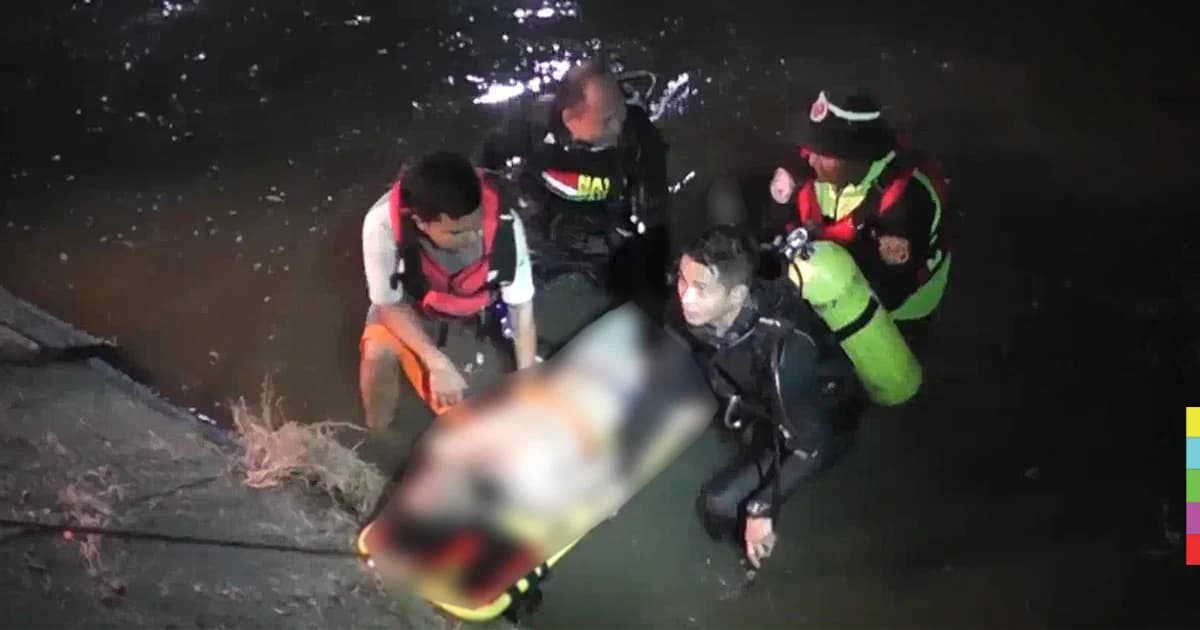 หนุ่มเมียนมา มุดท่อระบายน้ำใต้ถนนหาปลา ก่อนจมน้ำดับ