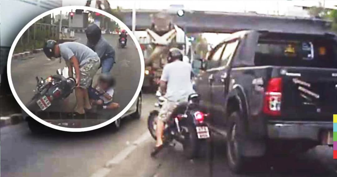 คืบหน้า ! กระบะเบียด จยย.2 พ่อลูกล้ม เข้ารายงานตัว เจอเเจ้ง 5 ข้อหา