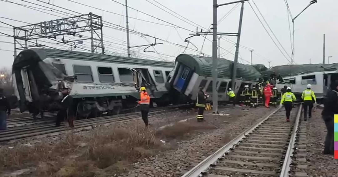 รถไฟด่วนอิตาลีตกราง เบื้องต้นเสียชีวิต 2 ราย สาหัสนับ 10 ราย