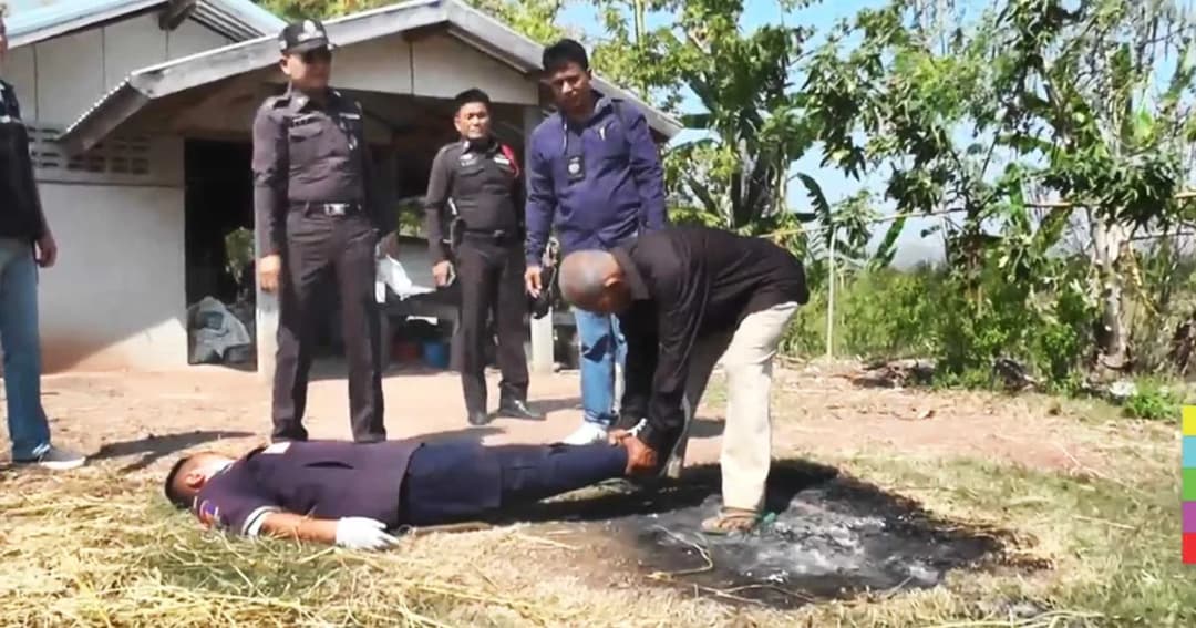 ตาวัย 84 ปี ยิงหลานชายดับ ฝังดินอำพรางศพ ก่อนสำนึกผิด เข้ามอบตัว