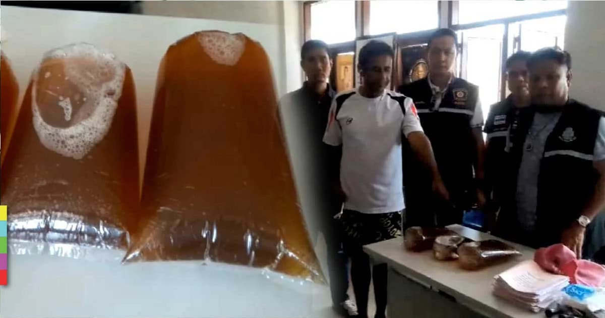 โชเฟอร์รถบรรทุก แกล้งหลับตบตาตำรวจ หลังกินน้ำกระท่อมใต้ท้องรถ