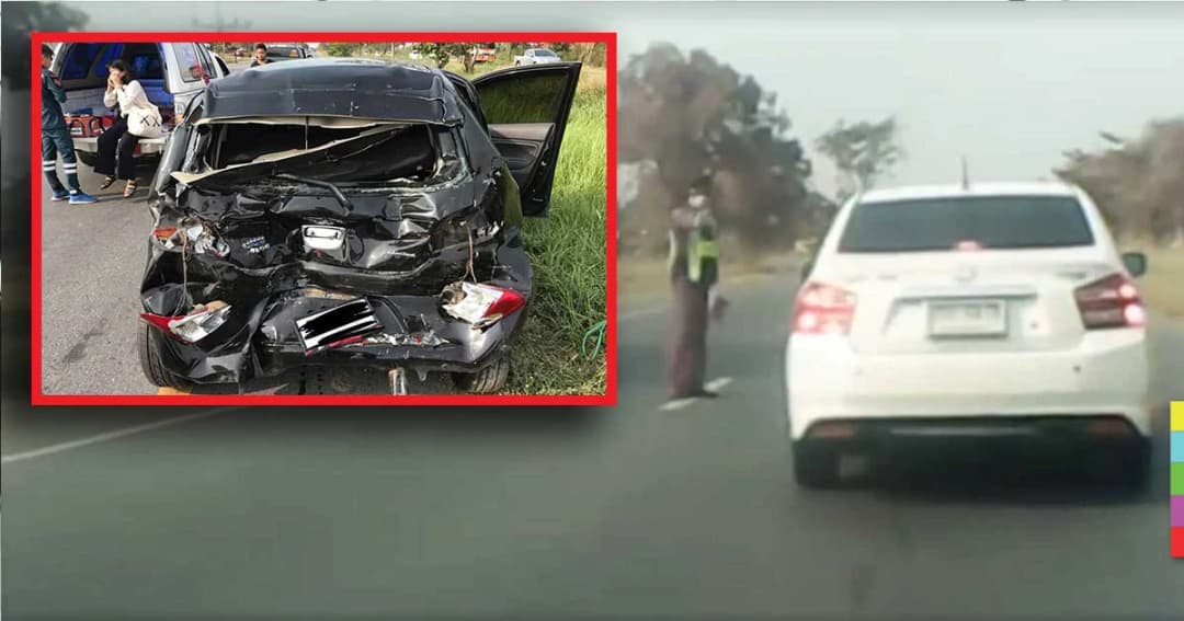 คืบหน้า นักดนตรีสาวเผยคลิปจากกล้องหน้ารถ ที่มาของอุบัติเหตุรถชน จนได้รับบาดเจ็บ